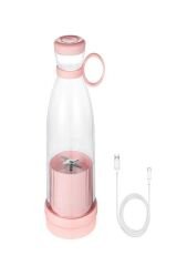 Mini Juice Taşınabilir Blender Plastik Şişe Smoothie Milkshake Usb Şarj Edilebilir 420 Ml.