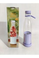 Mini Juice Taşınabilir Blender Plastik Şişe Smoothie Milkshake USB Şarj Edilebilir 420 ml.