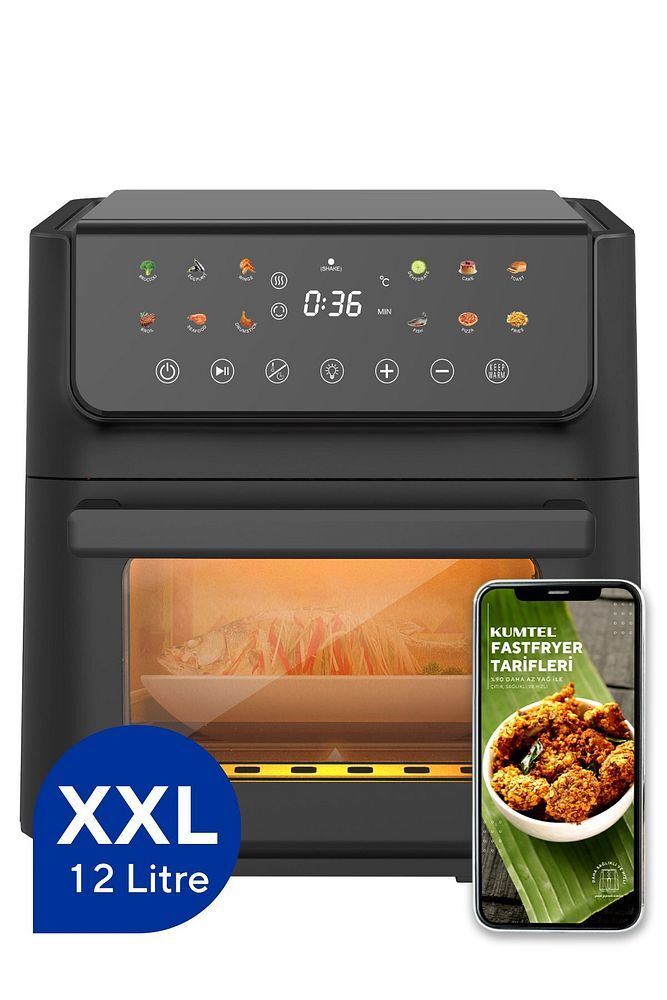 XXL 12 Litre Fastfryer (Yağsız Fritöz Airfryer ) HAF-10